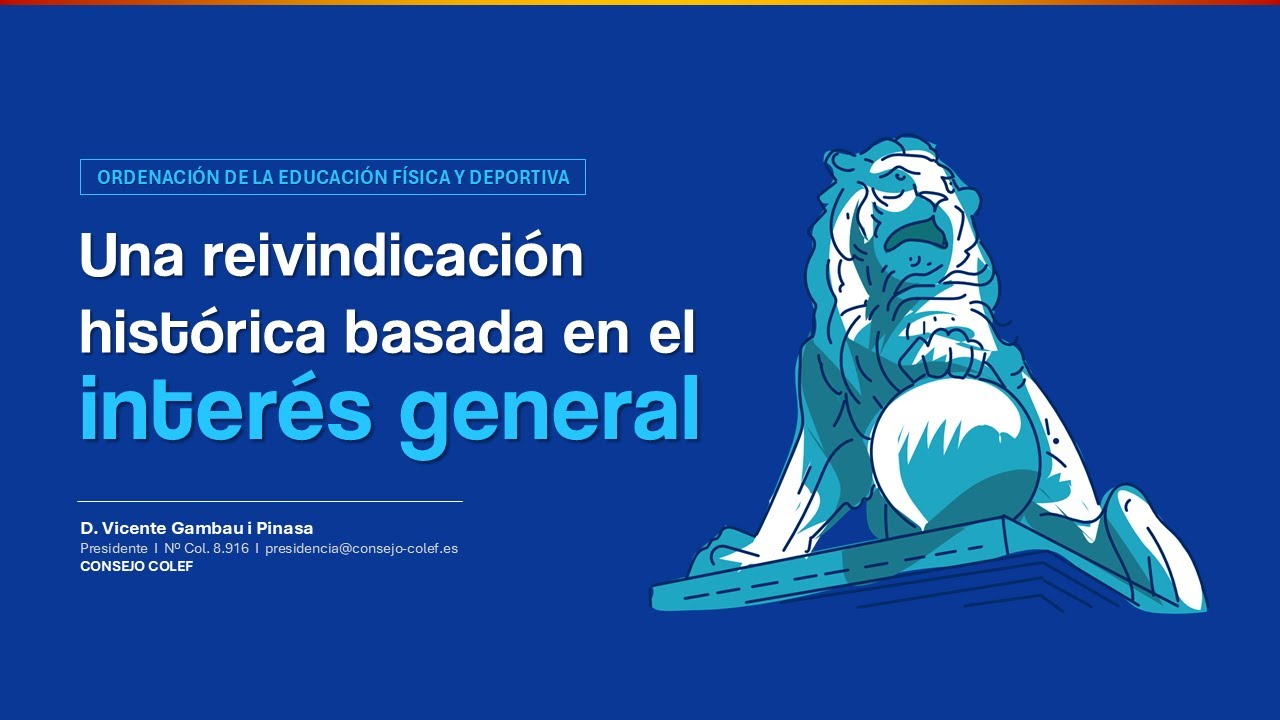 PONENCIA INAUGURAL  I  Una reivindicación histórica basada en el interés general.