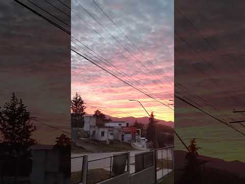 Amanece hoy en Villa San Nicolás Malagueño Córdoba Argentina