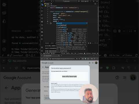 Node.js Email Sending Tutorial with Gmail & Nodemailer | Sinhala Explained