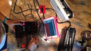 Dr. Groove Dr-202  meets Auria on my iPad mini2 JAM