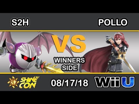 ShineCon 2018 - S2H (Meta Knight) Vs. Pollo (Lucina) Winners Side - Smash 4