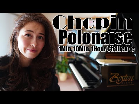 1Min, 10Min, 1Hour Challenge: Chopin Polonaise Op.40 No.1