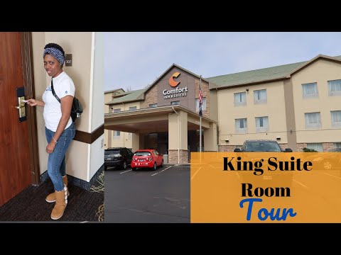 COMFORT INN & SUITES CINCINNATI | ROOM TOUR | REVIEW
