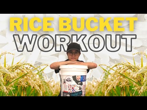 10 min Rice Bucket Workout - follow along! Grip & forearm strength for climbers, arm wrestlers 👊