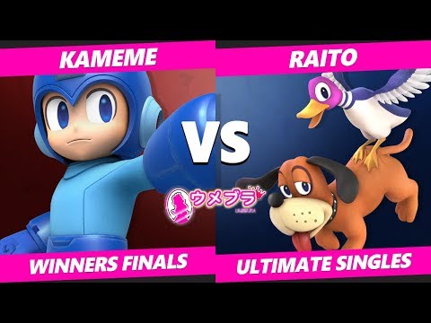 Umebura JM2019 SSBU - R2G | Kameme (Mega Man) Vs Raito (DuckHunt) Japan Smash Ultimate Tournament WF