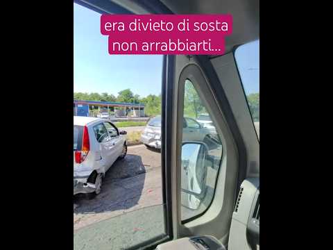 non si può parcheggiar lì