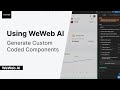 Using Copilot - Generating Custom Coded Components