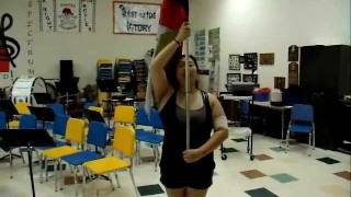 preview picture of video 'Marion Color Guard Clinic Tutorial Video 4 (2011)'