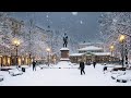 Helsinki Snow Walk ️ Magical Winter Walk In Finland 4K Nordic Slow TV