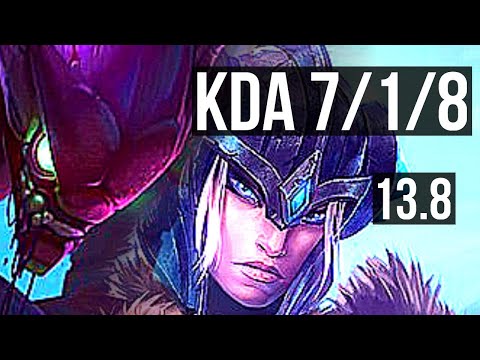 KHA'ZIX vs SEJUANI (JNG) | 2.8M mastery, 7/1/8, 500+ games, Dominating | KR Master | 13.8
