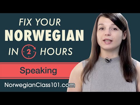2 Hours of Norwegian - Fix Your Norwegian Speaking Skills