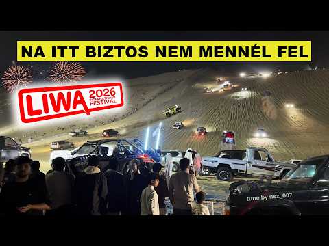 Liwa Fesztiválon jártunk Abu Dhabiban 🐪🏜🏁 - 2026 LIWA FEST VLOG