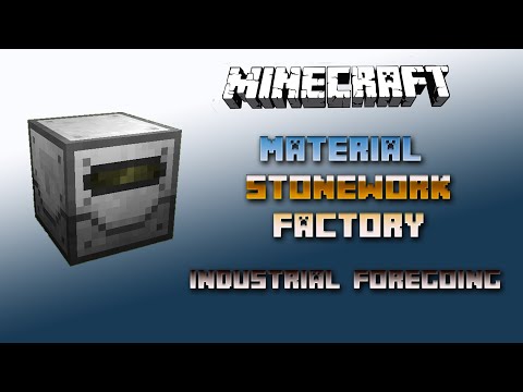 Material Stonework Factory 💎 Minecraft Industrial Foregoing Tutorial 💎 Deutsch / German