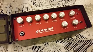 Video thumbnail for Insane Synths: GRENDEL DRONE COMMANDER (rare pulse drone synthesizer) by daleturner