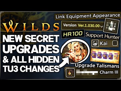 Monster Hunter Wilds - Title Update 3 Secret Unlocks, Easy Omega, Skill Upgrades, Changes & More!
