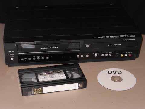 VHS transfer to DVD using combo recorder