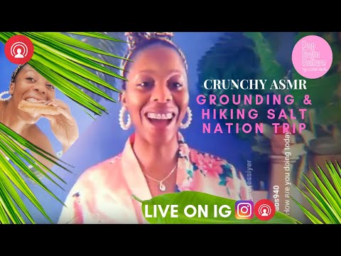 EXTRA Crunchy Spring roll ASMR | Upcoming SaltNation Grounding Trip