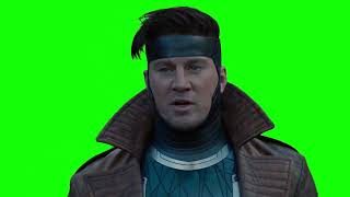 Channing Tatum Gambit "woo I'm about to make a name for myself here" green screen (full scene)