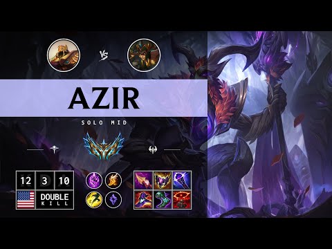 Azir Mid vs Cassiopeia - NA Challenger Patch 14.13
