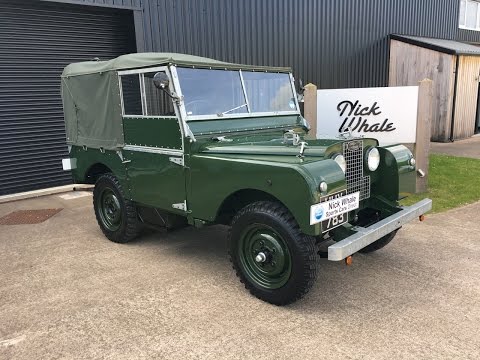For Sale - 1952 LANDROVER DEFENDER SERIES 1 80"-Ken Wheelwright Restoration-Nick Whale Sports Cars