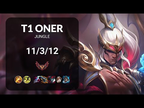 🐉 Oner's MASTERCLASS Lee Sin Jungle vs Vi! 11/3/12 KDA - KR Grandmaster Patch 15.1