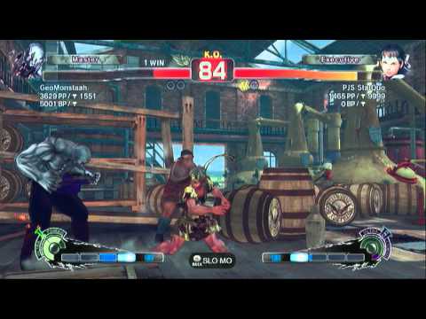 GeoMonstaah ( Seth ) vs PJS StatQuo ( Sakura ) SSF4 AE ENDLESS