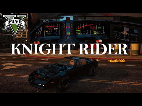 GTA 5 Knight Rider Mod v3.6 - Full Mod Showcase with new Gadgets in 4K