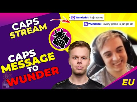 G2 Caps Message to FNC Wunder 🤫