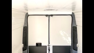 Van Conversion Part 7 Finishing the Rear Walls