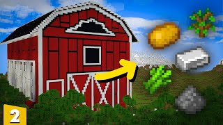 Download lagu I Built The BIGGEST FARM In Minecraft Hardcore mp3