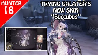 Trying the new Galatea Skin "Succubus" - Hunter Rank #18 (Identity v)