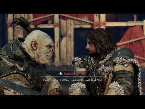 Middle-Earth Shadow Of Mordor Orc Captain Quotes 4k 60fps