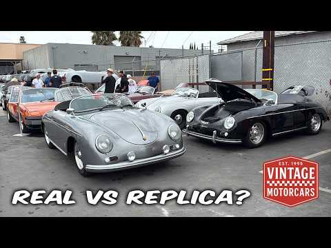 Vintage Motorcars Open House 2025! Porsche 356 Speedsters and 550 Spyders!