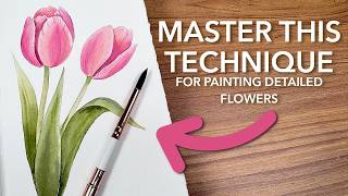 The One Technique You Need To Know For Painting Detailed Flowers