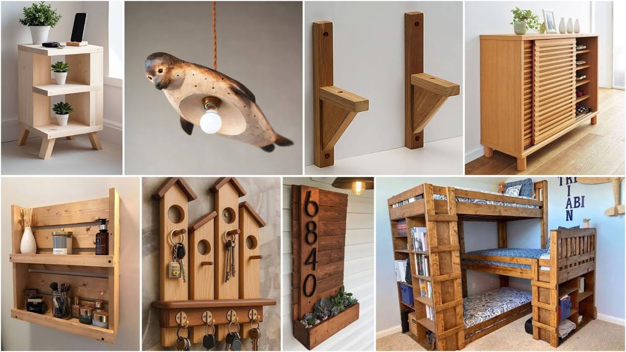 100 Wooden Furniture Ideas for Beginners | Easy DIY Woodworking Projects