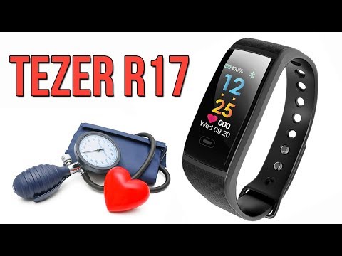 TEZER R17 - ЦВЕТНОЙ ФИТНЕС БРАСЛЕТ С ИЗМЕРЕНИЕМ ДАВЛЕНИЯ - АЛИЭКСПРЕСС