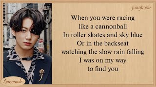 BTS Jungkook To Find You Lyrics (Cover Sing Street)