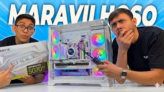 Perfeito!!! Montamos o PC GAMER mais BONITO que você já viu 🤍🤍🤍