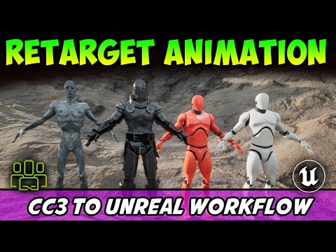 Retarget Animation from CC3 to Unreal - (make Movies in unreal Pt 2)