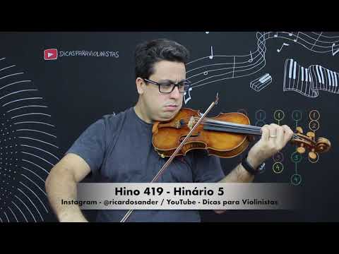 Hino 419 Violino Hinário 5 CCB