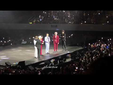 EXO Chen Suho Chanyeol singing Lights Out during MENT (EXplOration in Manila Day 1 082319)