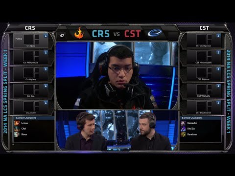 Curse vs Coast | 2014 NA LCS Spring split Season 4 W1D1 | CRS vs CST G1