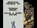 Contra The Alien Wars GB Credits