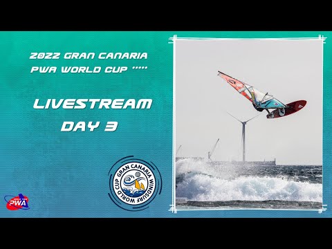 2022 Gran Canaria PWA Windsurfing World Cup | Day 3 - U20 Girls, U17 Boys, Women's Single Elim