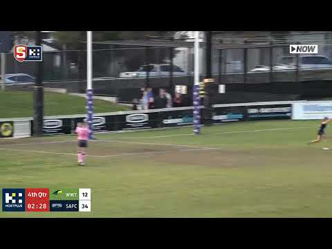South's Layla Vizgaudis kicks the sealer - 2025 Hostplus SANFLW GF
