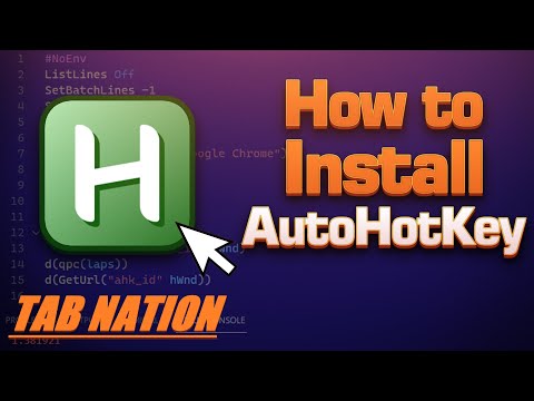 AutoHotKey Intro 1 Hello world (First Script and how to install/run/compile)