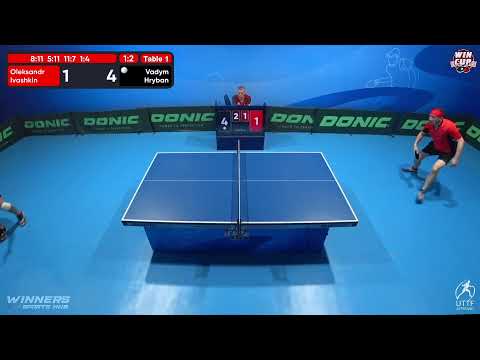 21:30 Oleksandr Ivashkin  1 - 3 Vadym Hryban West 5 WIN CUP 09.10.2022 | TABLE TENNIS WINCUP