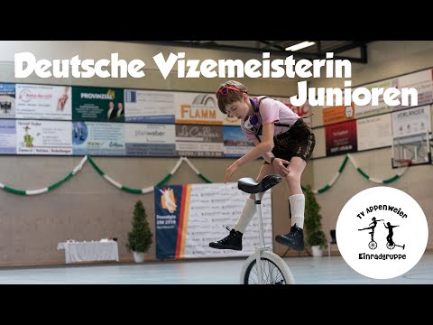 Deutsche Vizemeisterin Junioren | Einrad Freestyle | DM 2019