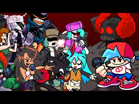 Expurgation but everytime it's Ex Tricky turn a Different Skin Mod is used - FNF