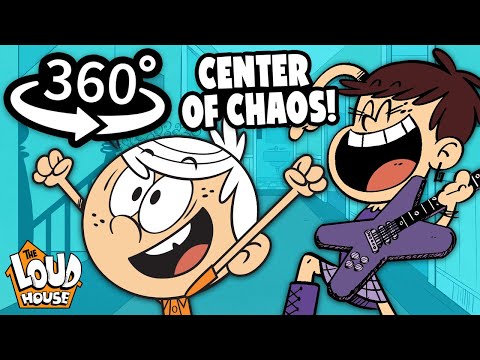 The Loud House 360 | Center of Chaos! 😜  | Nick